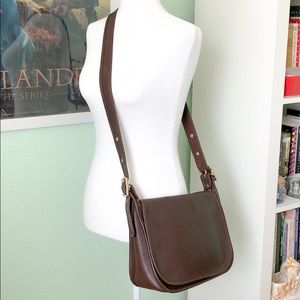 Vintage Coach Patricia Flap Saddle Bag 9951